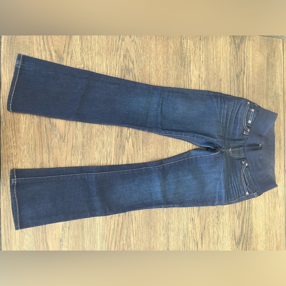 Gap Maternity Jeans, perfect Boot cut, size 0 short